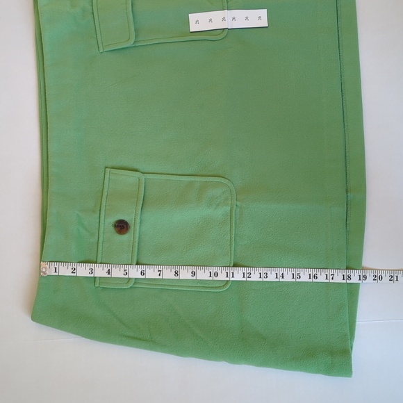 NWT Future Collective w/Reese Blutstein Double Pocket Mini Skirt 26 Retro Green - Picture 15 of 15